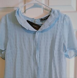 Allegra K Light Blue Blouse